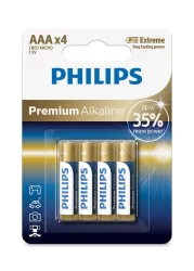 Philips LR03M4B/10 ELEM PREMIUM ALKALI AAA 4-BLISZTER