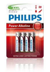 Philips LR03P4B/10 ELEM POWER ALKALI AAA 4-BLISZTER