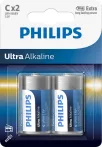 Philips LR14E2B/10 ELEM ULTRA ALKALI C 2-BLISZTER