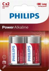 Philips LR14P2B/10 ELEM POWER ALKALI C 2-BLISZTER