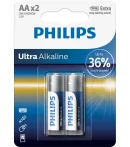 Philips LR6E2B/10 ELEM ULTRA ALKALI AA 2-BLISZTER