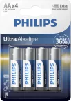 Philips LR6E4B/10 ELEM ULTRA ALKALI AA 4-BLISZTER