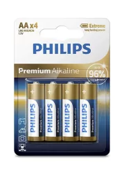 Philips LR6M4B/10 ELEM PREMIUM ALKALI AA 4-BLISZTER