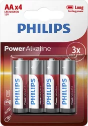 Philips LR6P4B/10 ELEM POWER ALKALI AA 4-BLISZTER