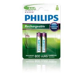 Philips R03B2A80/10 ELEM TÖLTHETŐ AAA 800 mAh 2-BLISZTER