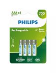 Philips R03B4A70/10 ELEM TÖLTHETŐ AAA 700 mAh 4-BLISZTER