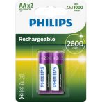 Philips R6B2A260/10 ELEM TÖLTHETŐ AA 2600 mAh 2-BLISZTER