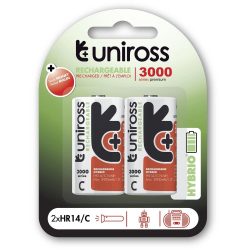 Uniross UH2C3000 AKKUMULÁTOR ELEM MÉRETŰ