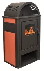 Warnex TERMO ELEGANT LUX ÍVES BORDÓ KANDALLÓ SZABADONÁLLÓ