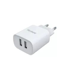 Yenkee YAC SE 224 HÁLÓZATI TÖLTŐ, 12W, 2 USB-A, FEHÉR